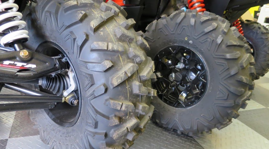 Two ATV tires not holding air